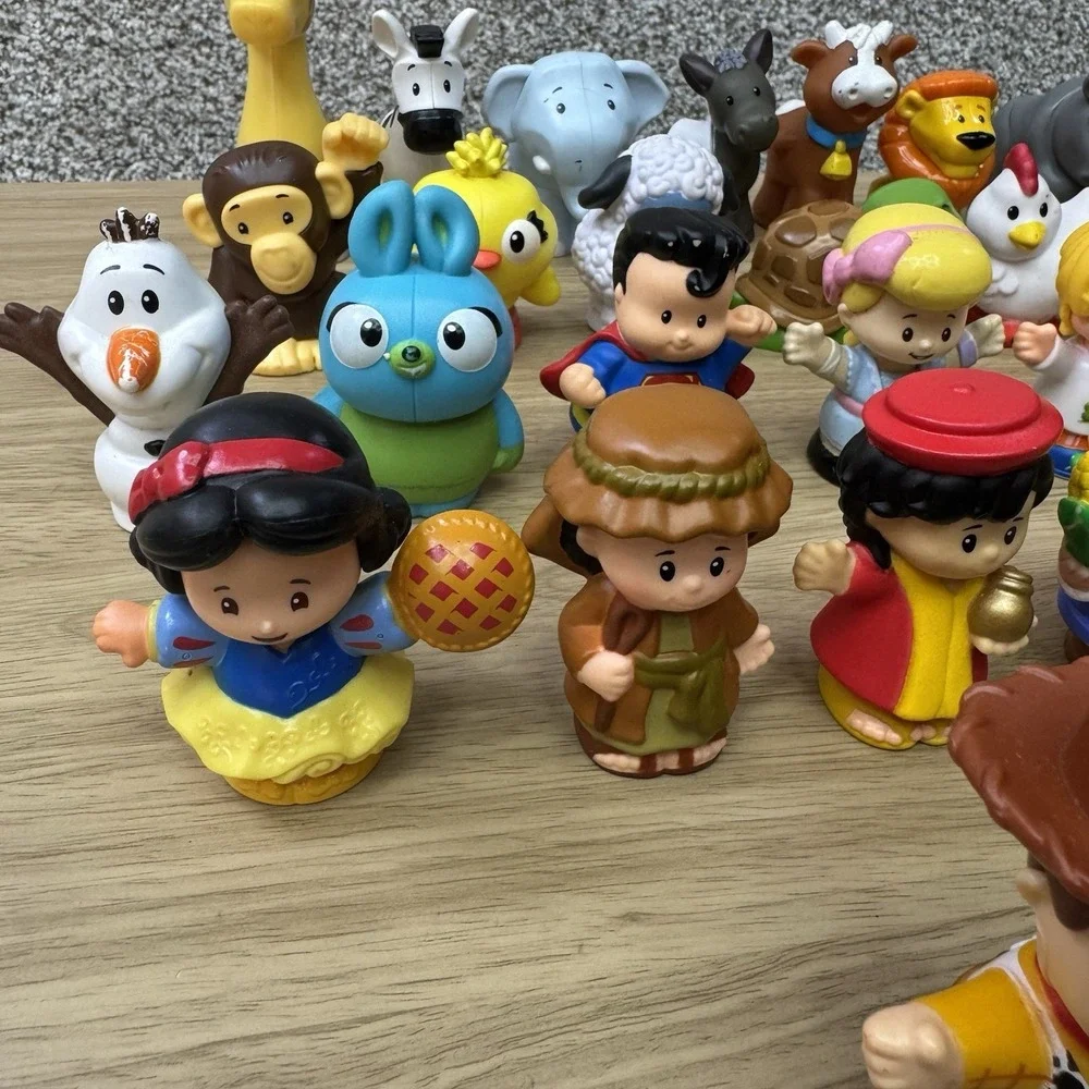 Lot of 28 Fisher-Price Little People Figures Animals Disney Princess Toy Story - Picture 4 of 12